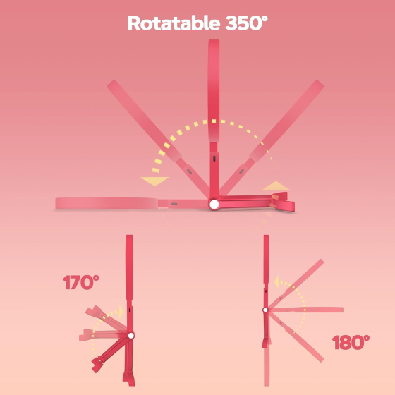 Дзеркало для макіяжу B Beauty Planet 30X/1X, 56 LED, 3 режими світла, акумулятор 1500 мАг, Type-C, складне, біле Київ