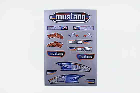 Наклейки (набір) MUSTANG (33х22 см, сірі) Мукачево