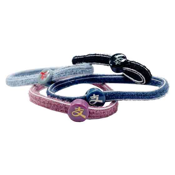 Дитяча резинка для волосся "Різнокольорова емблема" 0301-561 набір 10 шт Вінниця