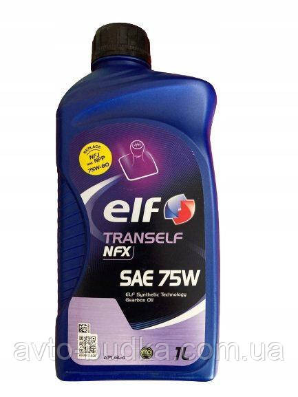 Трансмісійна олія ELF TRANSELF NFX 75W GL-4, 1L Київ - фото 1