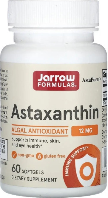 Астаксантин Jarrow Formulas Astaxanthin 12 мг 60 кап Киев - изображение 1