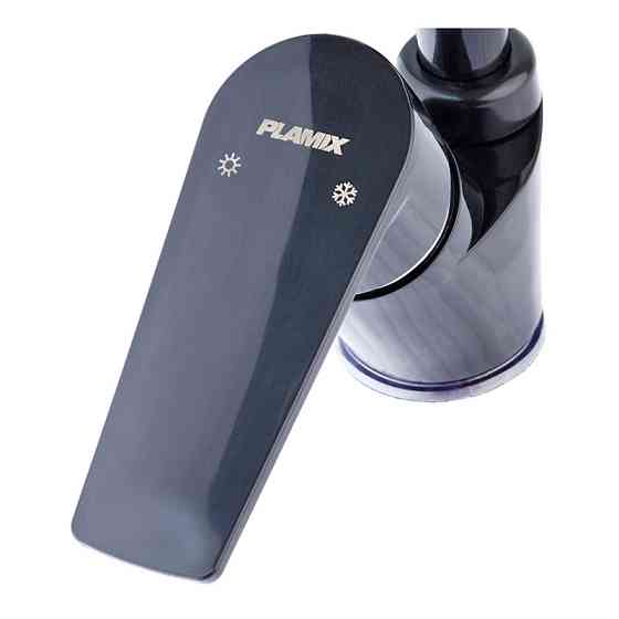 Кухонный смеситель Plamix Oscar-011 Black (PM0616) стильный и надежный Харьков