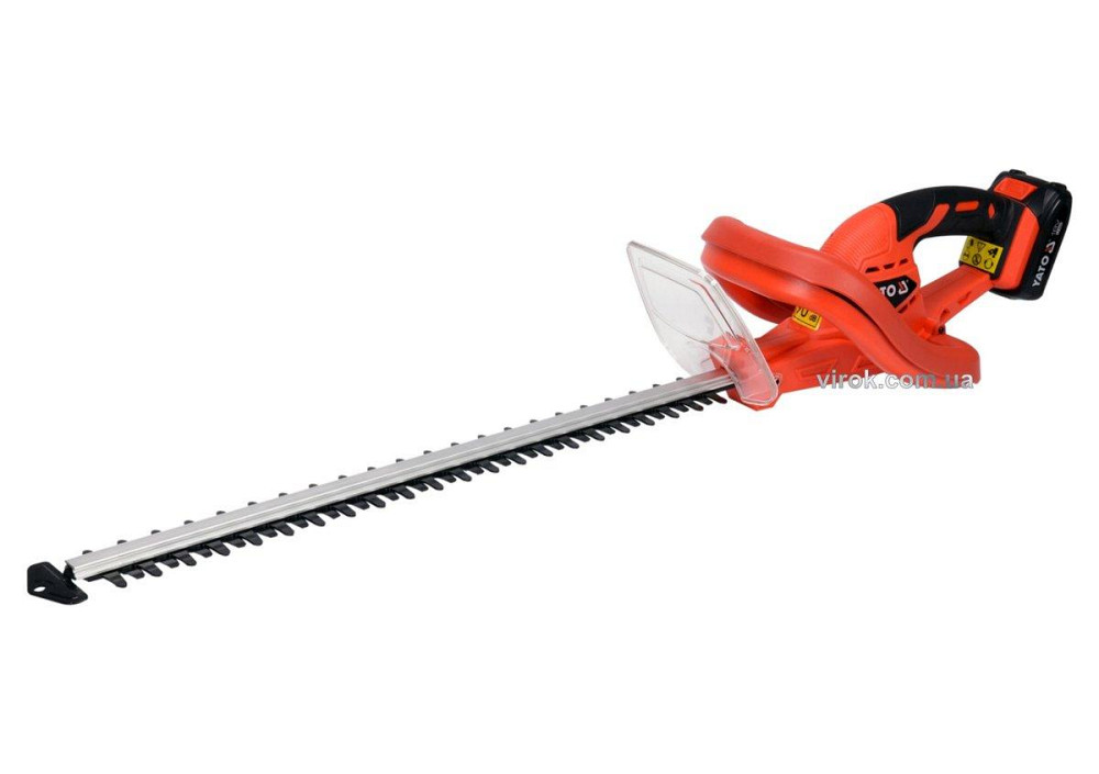 Кущоріз акумуляторний YATO Li-Ion 18 В 2 Агод полотно 56 см + зарядний пристрій Одеса - фото 2