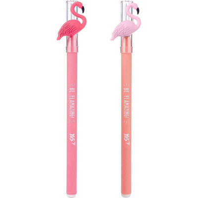 Ручка кулькова Yes Caribbean flamingo 0,7 мм синя (412003) Вінниця - фото 2