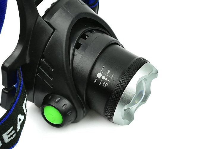 Ліхтаик чоловий "GeKo" світлодіодний  CREE XM-L T6  7000mAh 1000 lm Стрый - изображение 4