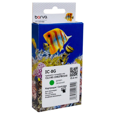 Картридж Barva Canon CLI-8G (0627B024) 2075с (IC-8G) Винница - изображение 1