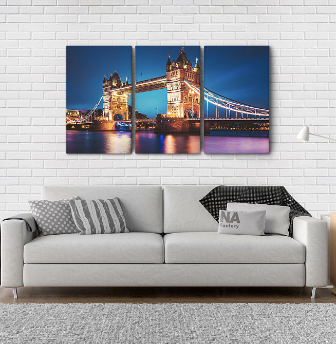 Модульна картина Нічний Лондон Аrt-204_3А Київ - фото 2
