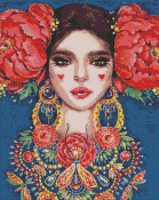 Набір з алмазною мозаїкою "Чарівна краса" 40х50см, шт Київ - фото 1