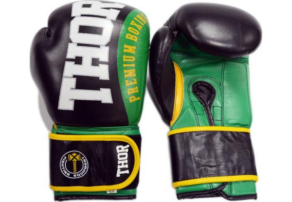Боксерские перчатки Thor Shark Leather 16 oz Red Киев - изображение 6