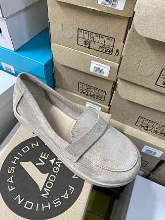 MOD GAR Лофери жіночі MOD GAR 9864 бежеві (весна-осінь, замша натуральна) (5806) Коломия