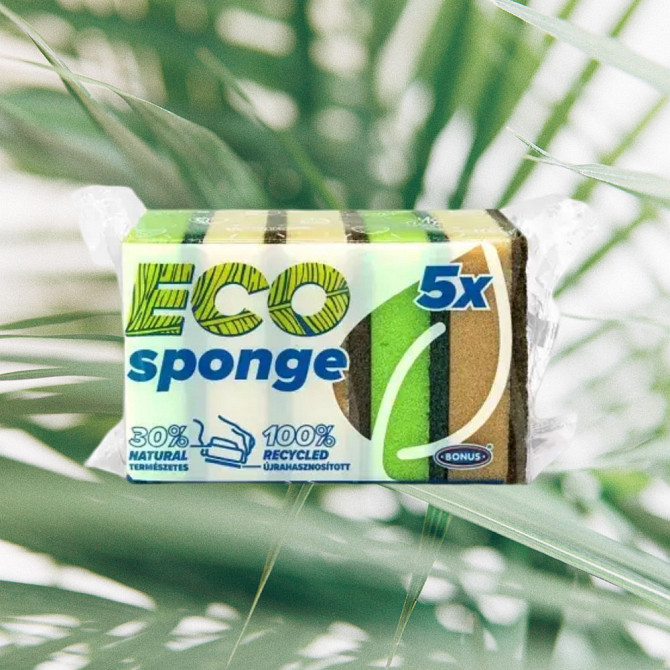 Губки для миття посуду Bonus Sponge scourer 1 упаковка / 5 шт Виноградов - изображение 2