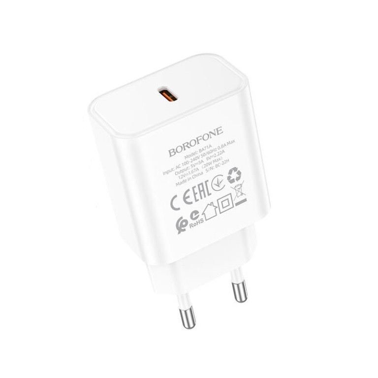 Зарядний пристрій BOROFONE BA71A 20W White Київ - фото 2