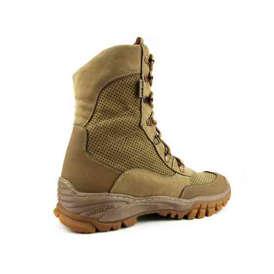 Берці тактичні койот чоловічі літні шкіряні армійські берці для служби та військового стилю Львів