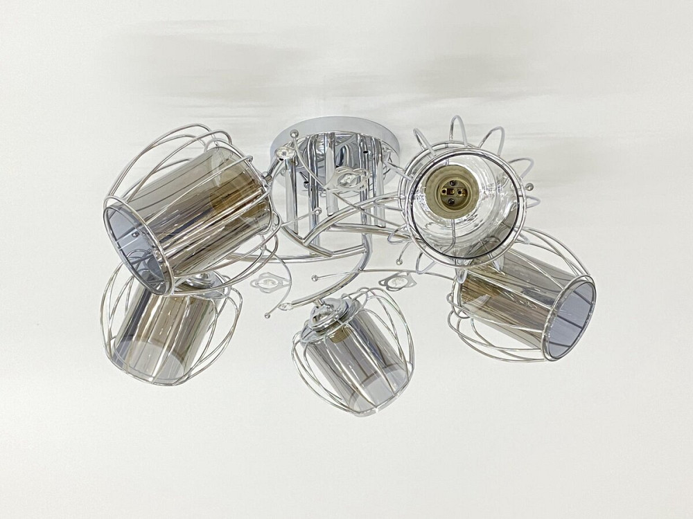 VALESO Стельова люстра на 5 плафонів 91187B/5 хром Коломыя - изображение 1