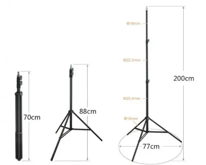 Штатив-стойка-тренога для кольцевой лампы, телефона и камеры 200см Коломыя - изображение 7