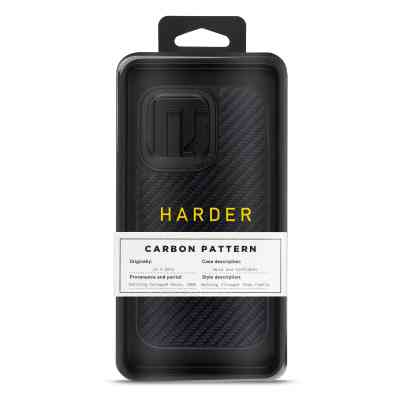 Чехол для мобильного телефона Harder Carbon Pattern Apple iPhone 14 Pro Max Black (ARM76780) Винница