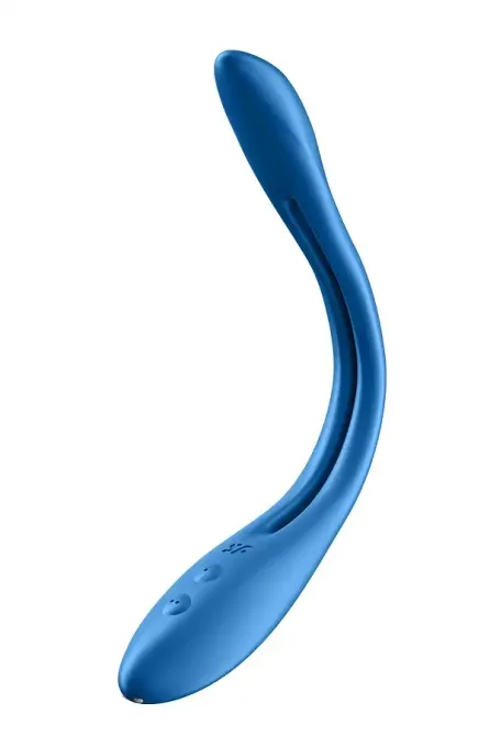 Універсальний гнучкий вібратор для пар Satisfyer Elastic Game Dark Blue Львов - изображение 5