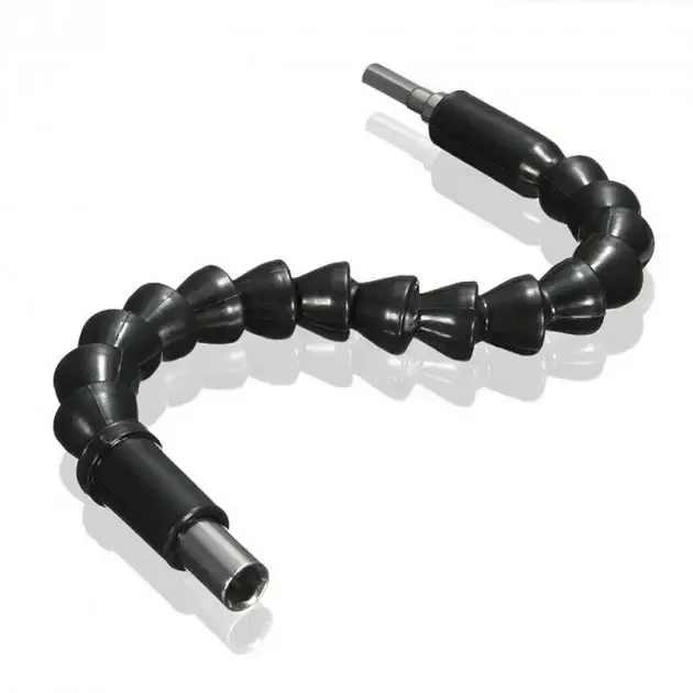 Удлинитель гибкий для отвертки и дрели Snake Bit 30см черный Коломия - фото 1
