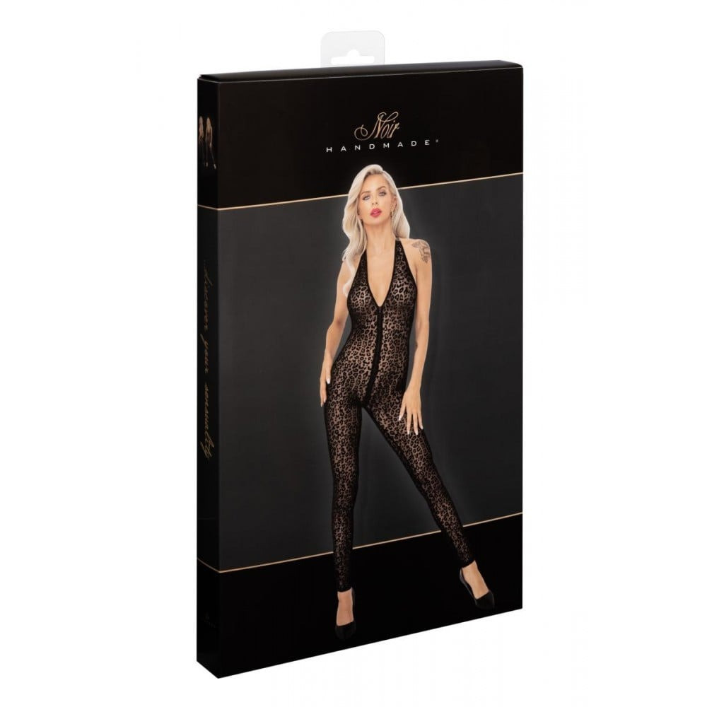 Бодистокинг сексуальный с леопардовым принтом M F286 Noir Handmade Sex Aura Киев - изображение 6