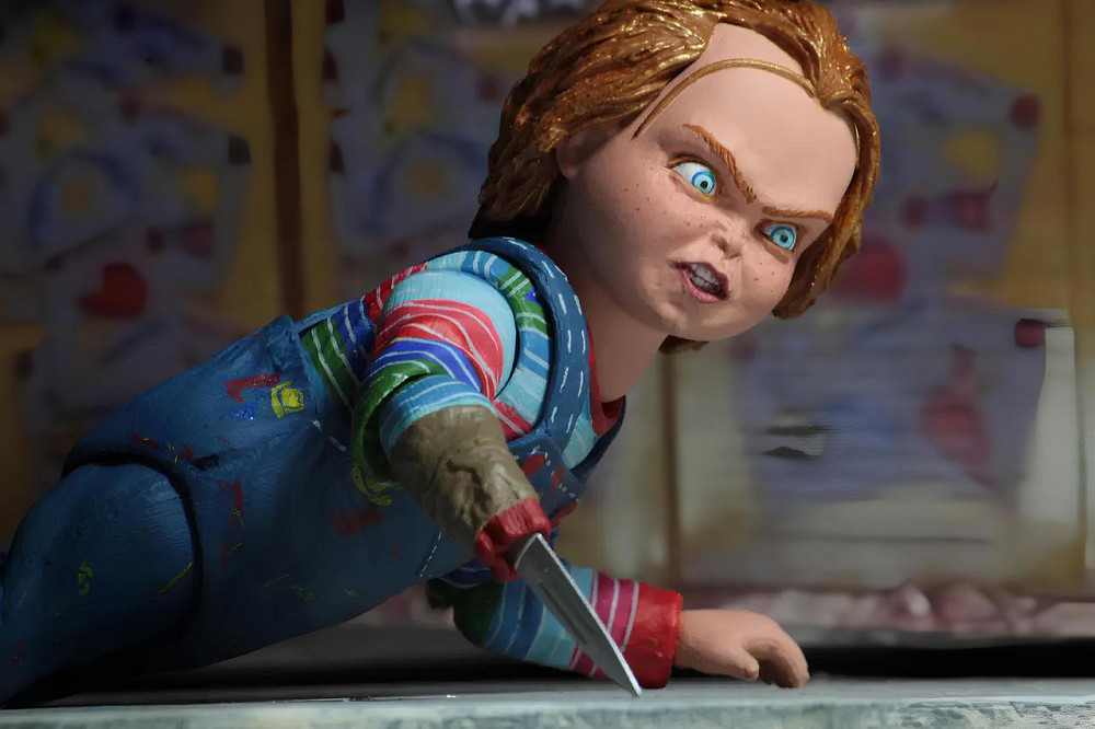 NECA Лялька Чакі. Фігурка із фільму Чакі. Іграшка Chucky. Чаки із змінними аксесуарами 10 см Київ - фото 4