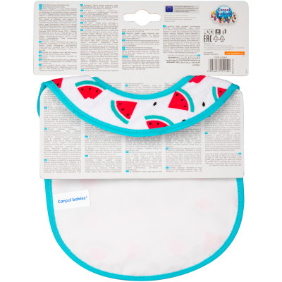 Слинявчик Canpol babies So Cool бавовняний рожевий (15/114_pin) Вінниця - фото 2