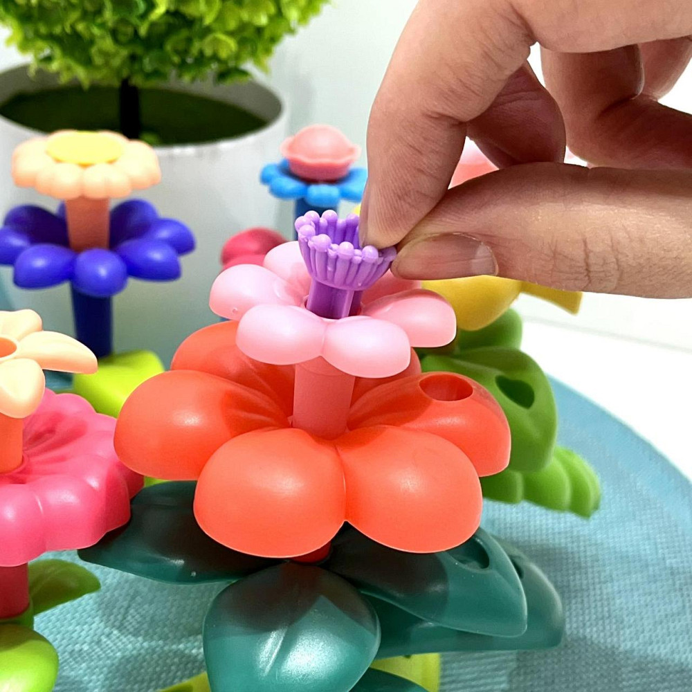 Конструктор Квітковий сад різнокольоровий 42 деталі (898-9106) Чернігів - фото 8