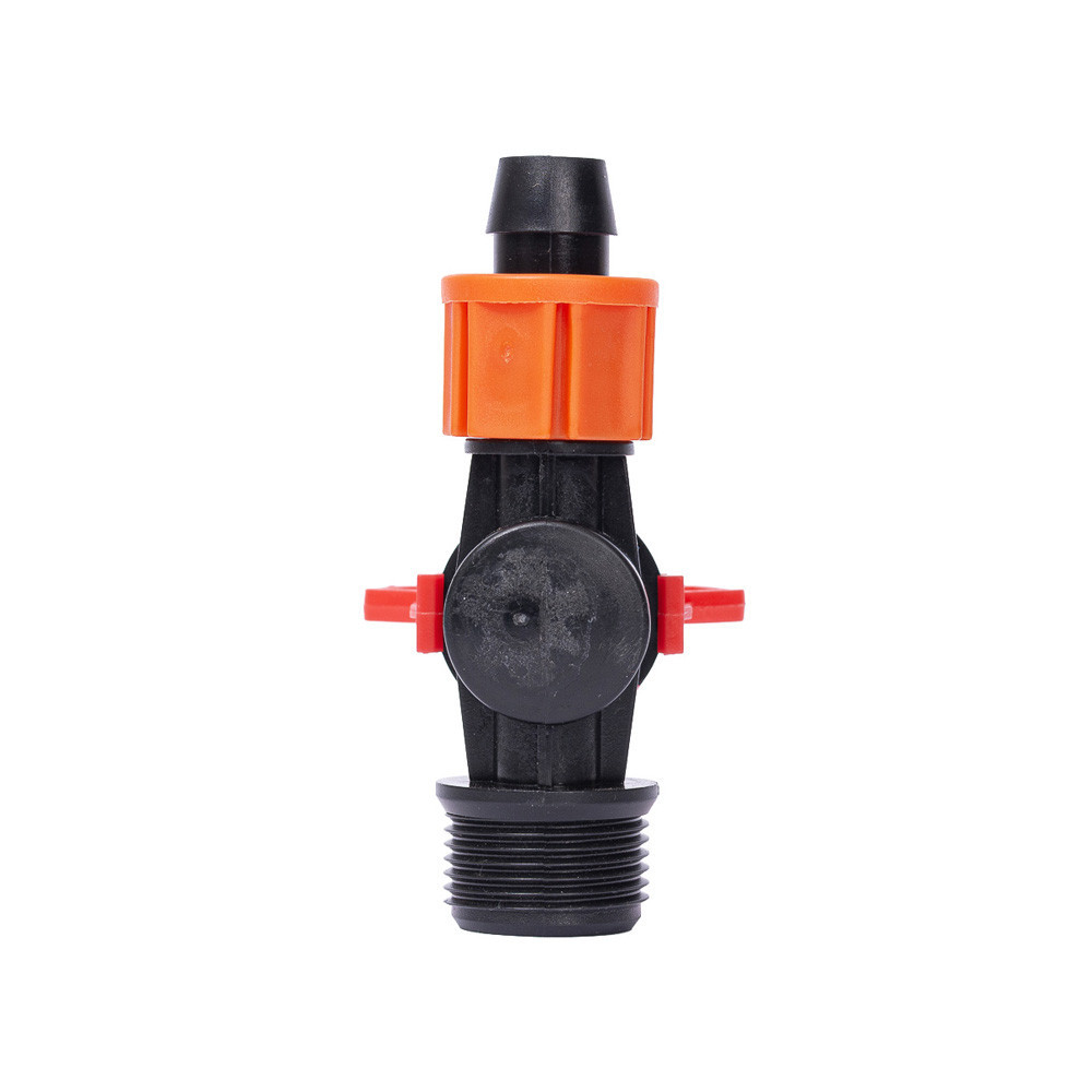 Кран для капельной ленты Ø16мм н/р 3/4