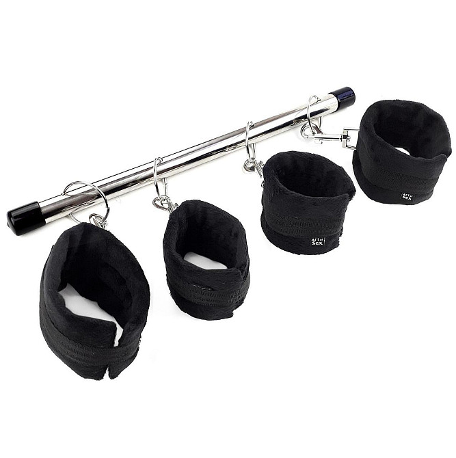 Колодка-розпірка для рук та ніг Art of Sex – Bondage Soft Touch BDSM Spreader, чорний Sex Aura Київ - фото 2