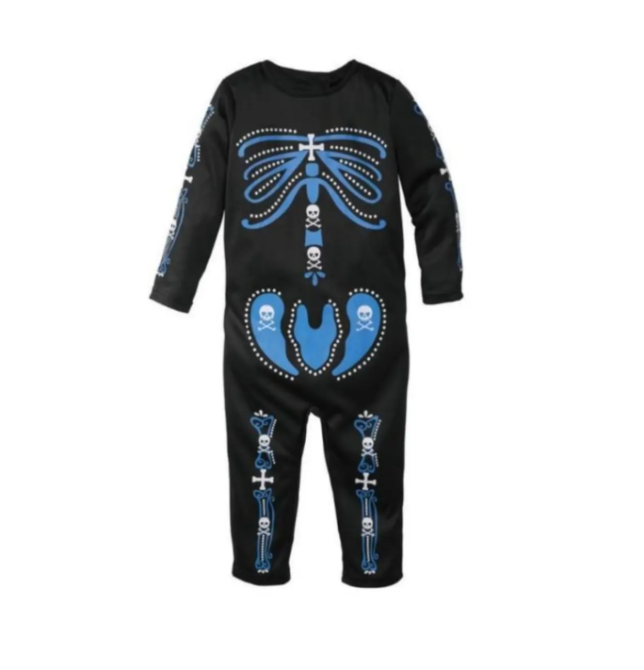 Костюм на Хеловін для хлопчика Король Скелетів чорно-синій 2-4 (98-104 см) Київ - фото 3