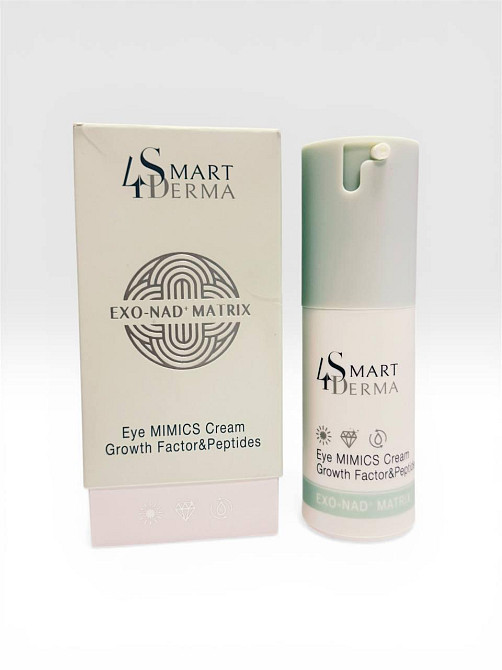 Smart4Derma Eye Mimics Cream Екзосомальний крем з пептидами та NAD+ для зони навколо очей, 30 мл Дніпро - фото 1