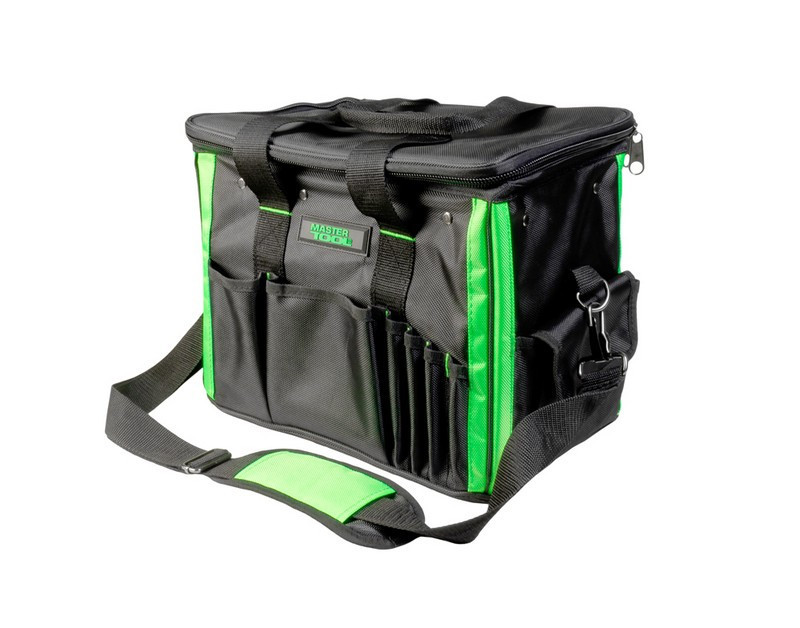 Сумка для инструмента MASTERTOOL 360х270х240 мм 23 кармана усиленное дно съемный ремешок 1680 DEN 79-1935 Ровно - изображение 1