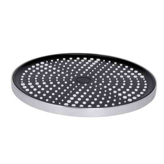 Лійка для верхнього душу Qtap Hlavova D 250 мм округла QTHLA107CRM45948 хром/чорна Київ