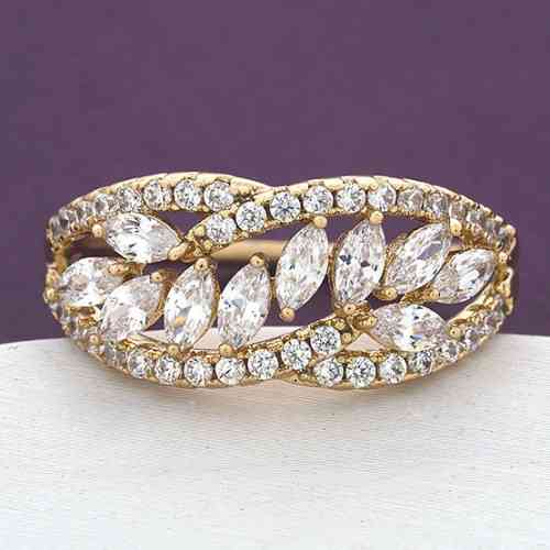 Кольцо 17 размер, Xuping позолота 18К Киев