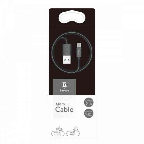 Кабель BASEUS Micro USB Yaven 1M Black Киев