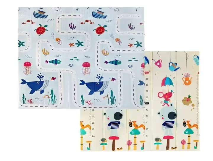 Детский развивающий двусторонний термо коврик в сумке Коломыя - изображение 10