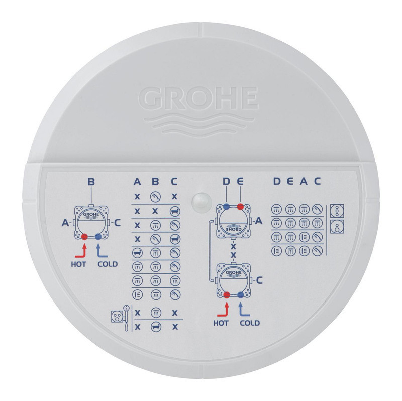 Набір для комплектації ванни та душа Grohe Grohtherm SmartControl з New Tempesta 250  ( 10606 ) Харків - фото 9