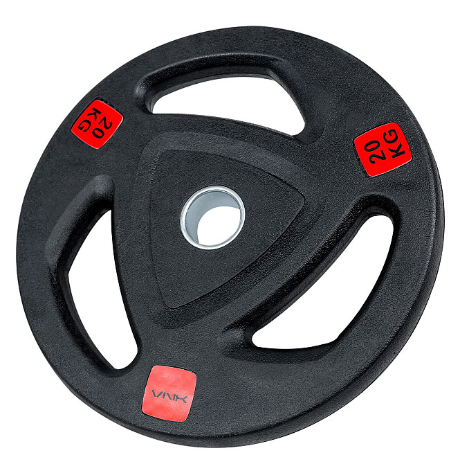 Диск для штанги VNK Black 20 кг (1 шт) Кам'янське - фото 1
