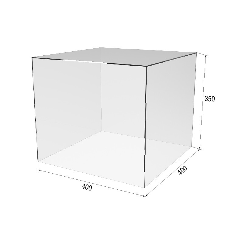 Коробка акриловая EKOSTAR 400х400х350 Киев - изображение 3