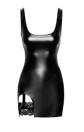 Платье Noir Handmade F344 Powerwetlook dress with garter - XXL Sex Aura Київ
