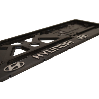 Рамка номерного знака CARLIFE пластик з об'ємними літерами Hyundai (2шт) (24-006) Вінниця - фото 2