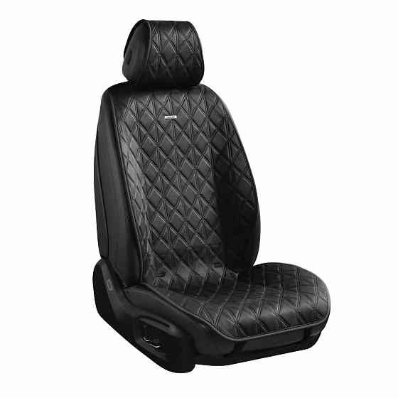 Преміум накидки для передніх сидінь CarLife Nitro, black 2шт Львів