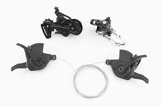 Комплект перемикання (групсет) 3x8 швидкостей, чорні A3 Київ