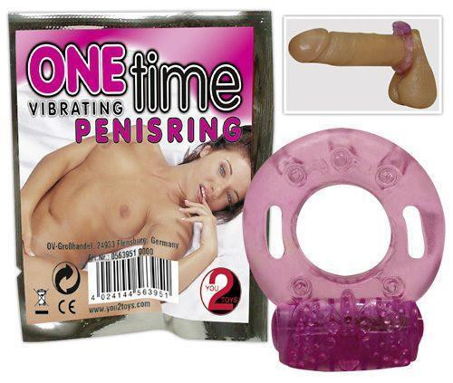 Ерекційне кільце - One Time Vibrating Penisring Sex Aura Київ - фото 1