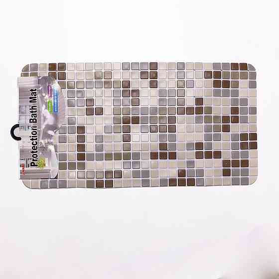 Jiamat Антиковзний килимок на присосках для ванни та душу 65×35 (см) силіконовий Коричневий HP- Коломия