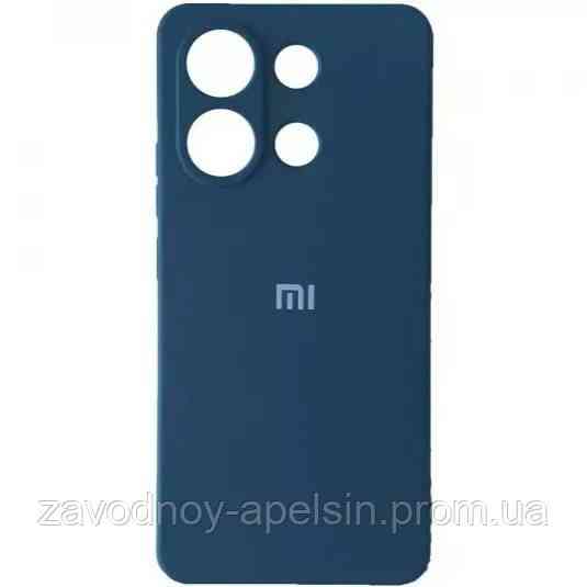 Xiaomi Poco M6 Pro 4G Силіконовий чохол Мікрофібра (синій) Одеса