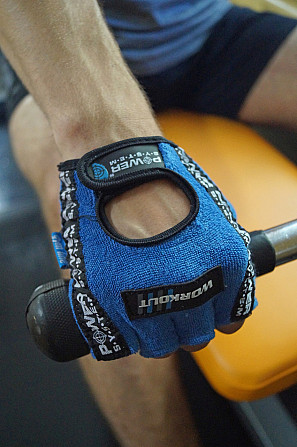 Рукавички для фітнесу Power System PS-2200 Workout Blue XXL Каменское - изображение 4