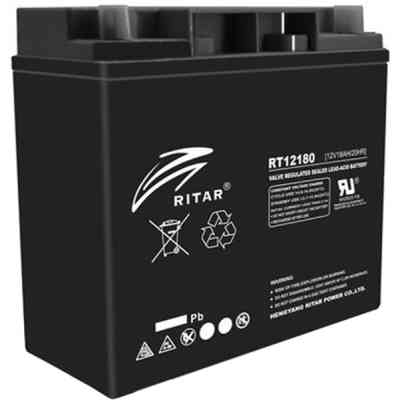 Батарея до ДБЖ Ritar AGM RT12180B, 12V-18Ah, Black (RT12180B) Вінниця