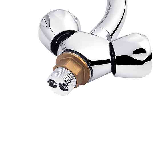 Змішувач для раковини двовентельний Kroner KRP Hamburg - C010 Київ