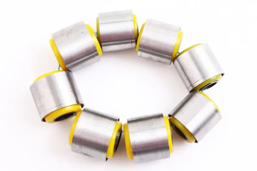 Сайлентблок рычага М-412 полиуретан желтый (8 шт.) (красный) Винница - изображение 1