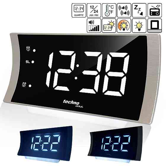 Часы настольные с радио Technoline WT494 Silver (WT494) Винница
